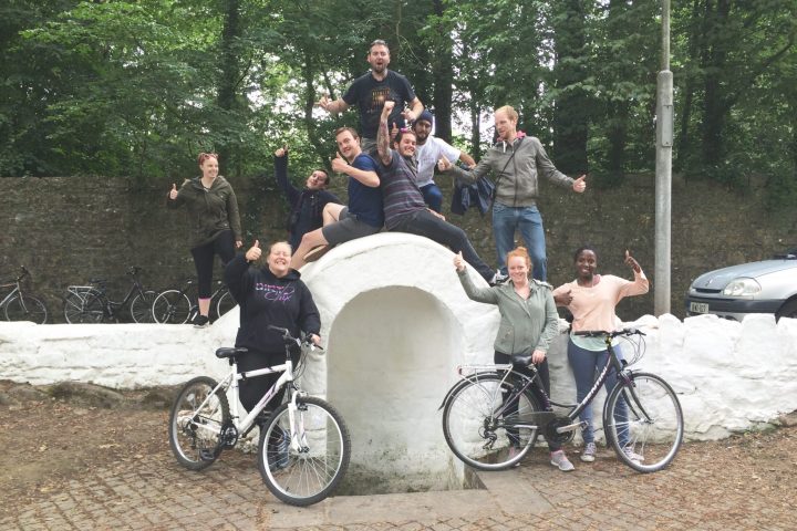 group on kilkenny cycling tour