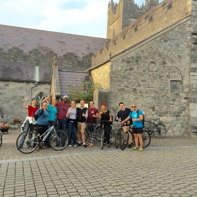 people on kilkenny cylcing tour