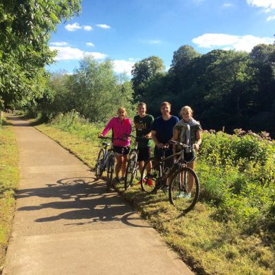 women on cycling tour kilkenny