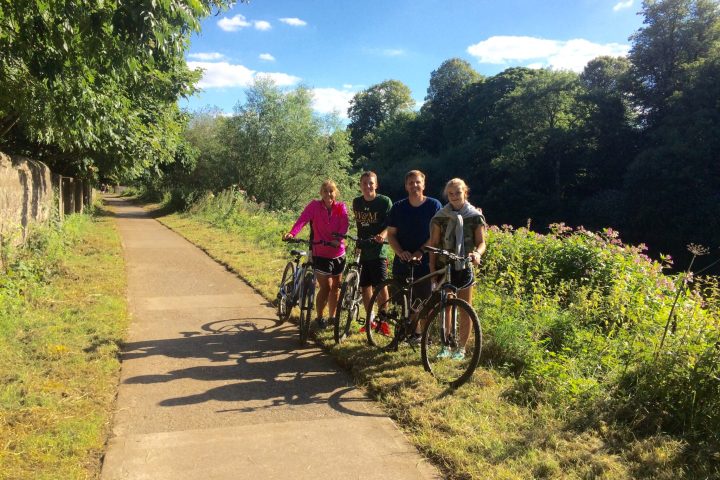 women on cycling tour kilkenny
