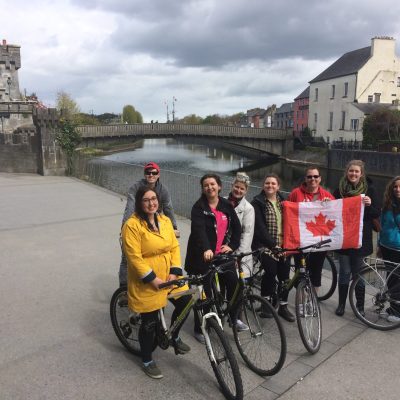 Canadians on kilkenny cycling tours