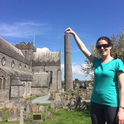 woman at kilkenny castle