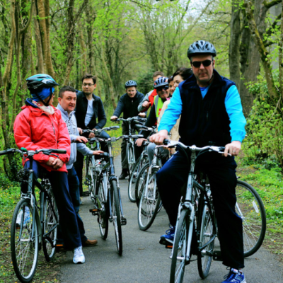 group on cycling tour kilkenny