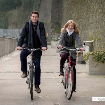 couple on bikes kilkenny