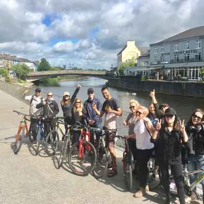 Clients with Kilkenny River in Background